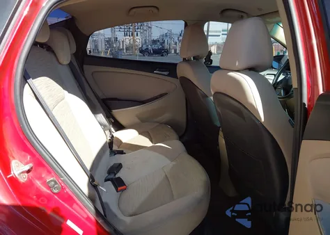 2017 Hyundai Accent Value Edition z USA, uszkodzony, nr VIN KMHCT4AE1HU369116